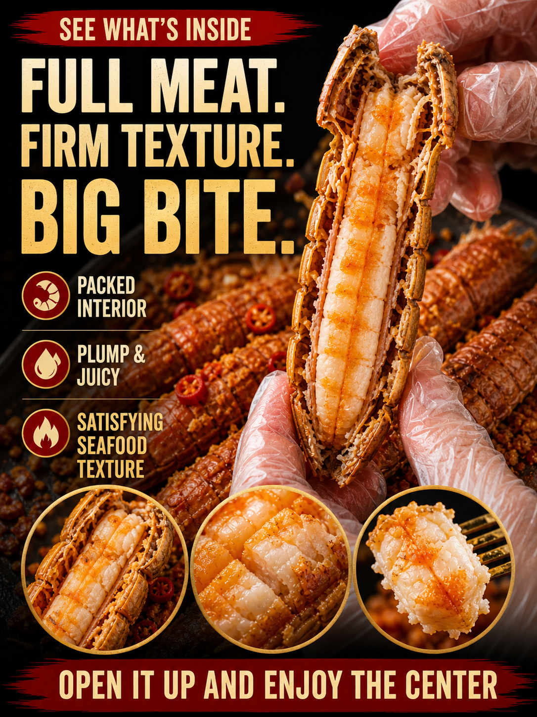 Wild-Caught Mantis Lobster Tails – P&D Garlic Butter & Herb Mantis-CU