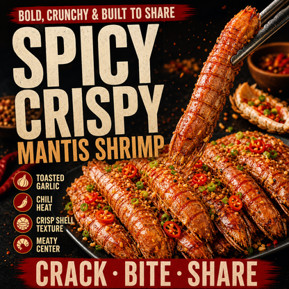 Wild-Caught Mantis Lobster Tails – P&D Garlic Butter & Herb Mantis-CU