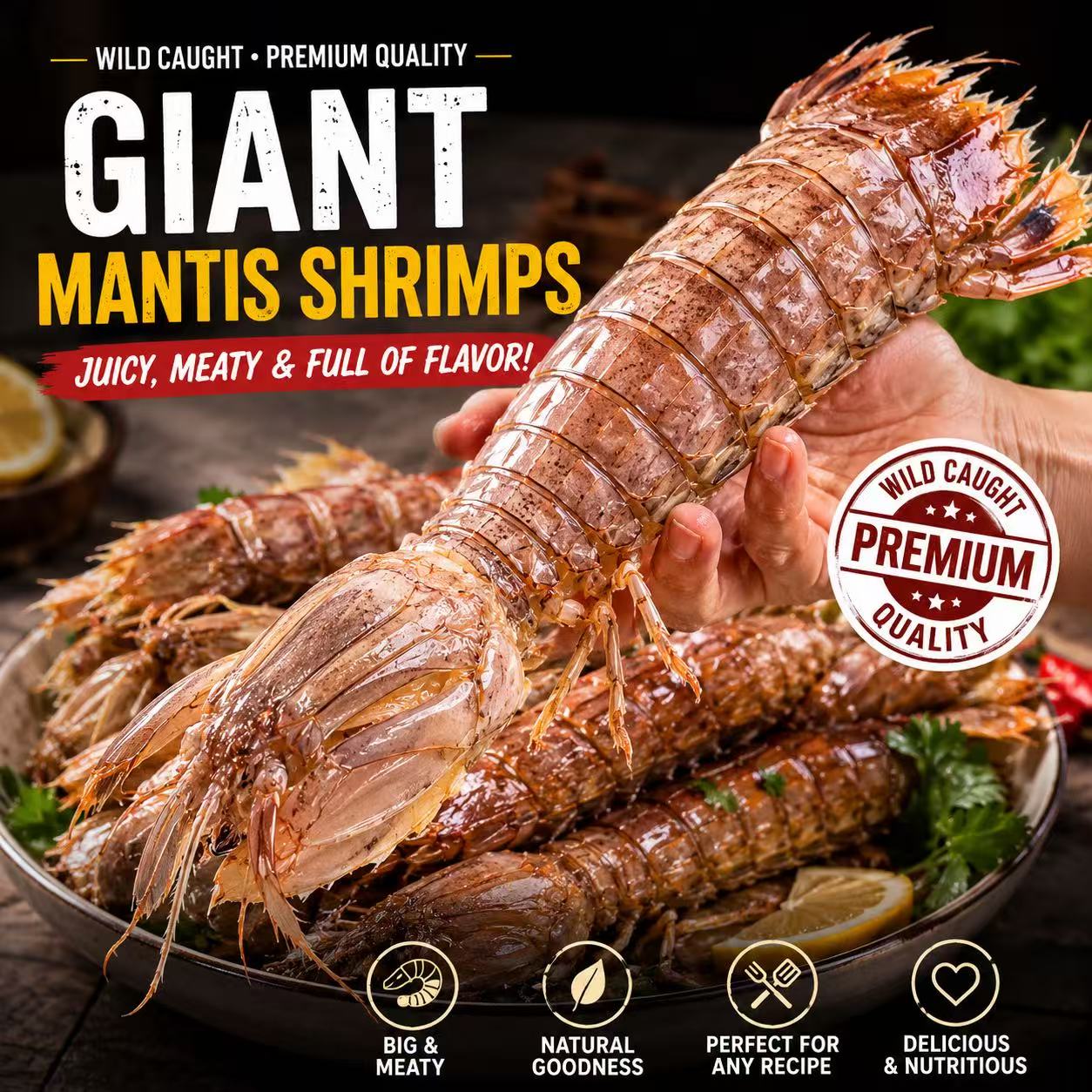 Giant Mantis Shrimp – Wild Caught Premium Seafood-CU