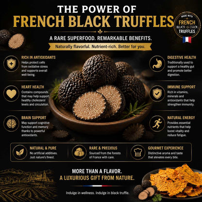 French Black Truffle Pumpkin Crisps – Oven-Baked Gourmet Snack-CU
